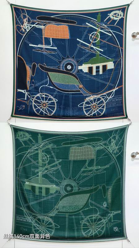 Hermes Scarf 140X140cm 70%30% E112824
